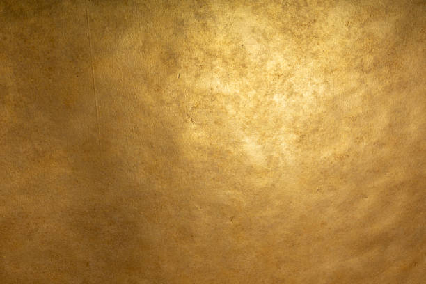 Golden shine wall,  with copy space stock photo.  Background, abstract texture. Empty old wall.
