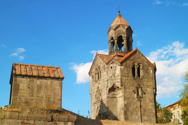 istock Impressive Bell Tower in Haghpat Monastery Complex, UNESCO World Heritage Site in Lori Province of Armenia 2180456515