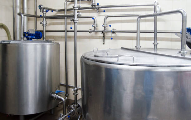 istock Industrial Dairy Production Facility.Industrial Manufacturing Process. 2180462633