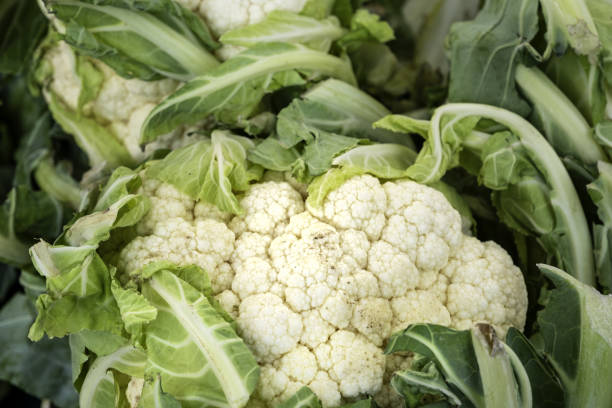 istock Fresh cauliflower in a market 2180479767