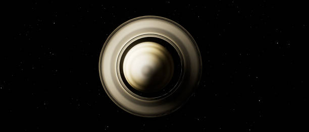 istock A close up of a planet saturn in space 2180480038