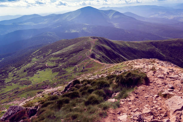 landscape consisting of a Carpathians mountains
