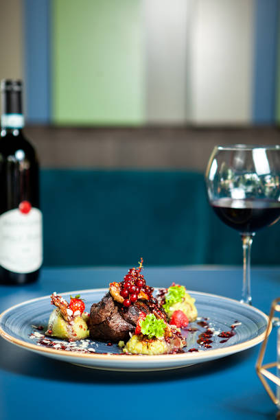 istock Fine cuisine in luxury lounge 2180481390