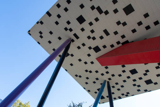 istock OCAD University art structure in Grange Park from an underneath perspective 2180493487
