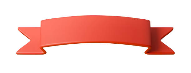 istock 3D vector illustration of a red ribbon. Perfect for decorating designs, promotional banners, gift wrapping, holiday cards, and certificates. Adds style and emphasis to any project 2180503102