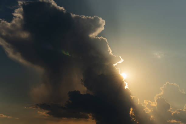 The sun is peeking out from behind the clouds. Faith in the best