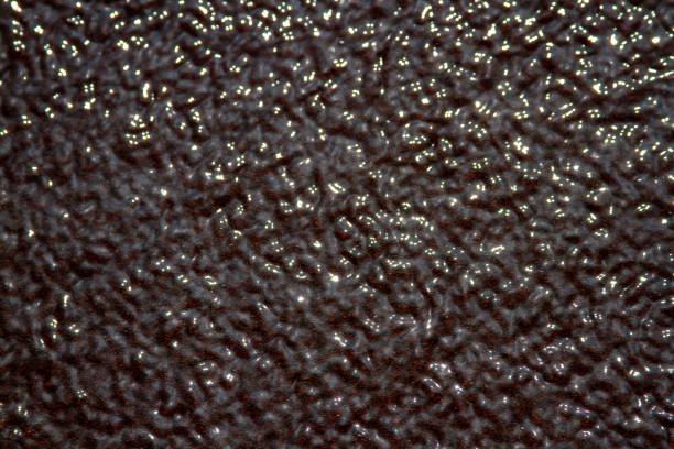 istock Ripples over black lava sand beach 2180506320