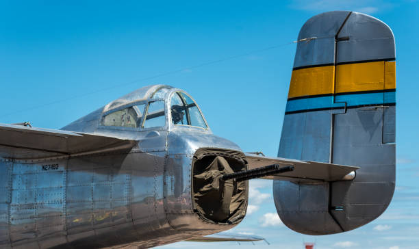 istock Tail Gun of B-25 Mitchel Bomber 2180507259