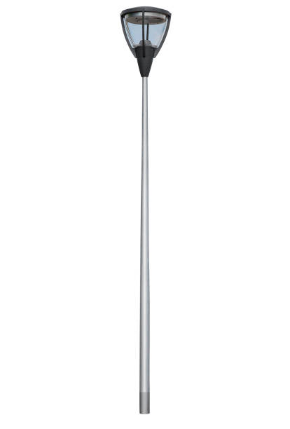 Street lamppost, isolated over white