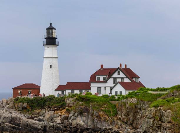 Portland Head Light in Portland, Maine, USA.