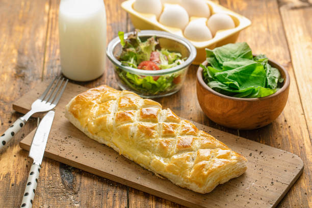 Puff Pastry Salmon , Salmon Wellington