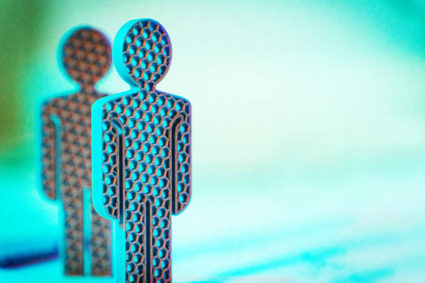 Depicting two figures, this image reflects how leadership transparency, while visible, often reveals deeper layers of complexity within the organization and relationships between roles.