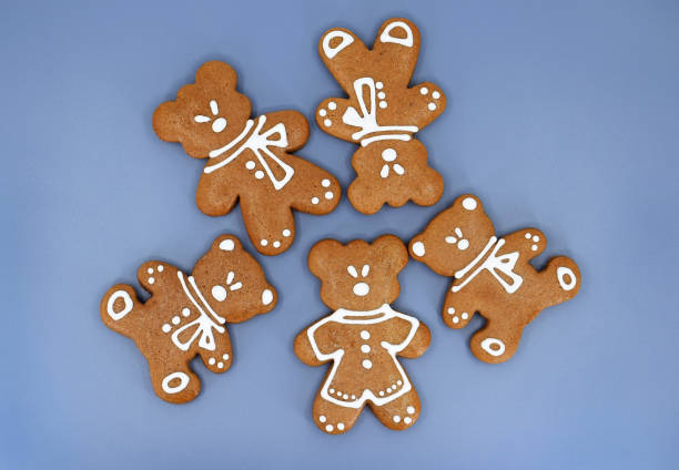 Cute gingerbread bears
