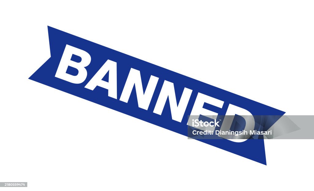 Ban Lettering Banned Letter Rubber Stamp Template Stock Illustration - Download Image ...