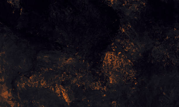 istock Halloween Background Black Orange Grunge Luxury Texture Abstract Marble Lava Coal Ember Ash Burnt Wood Sawdust Soot Brushing Pattern Molten Liquid Light Brown Dark Gray Matte Mountain Volcano Lava Cave Peeling Off Old Backdrop Retro Style Copy Space 2180560238