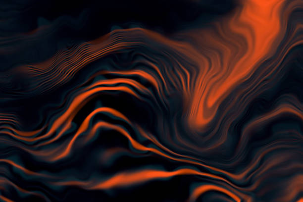 Halloween Horror Nights Marble Lava Smoke Abstract Background Orange Black Ink Wave Flame Pattern Fire Wind Glitch Marbled Vortex Texture Sunset Brown Red Geode Sand Dune Mountain Volcano Pouring Copper Mine Squiggle Danger Apocalypse Glowing Backdrop