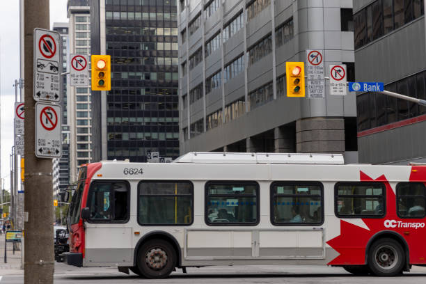 March 2nd 2021-- A TTC at it's stop. This photo was taken in the afternoon