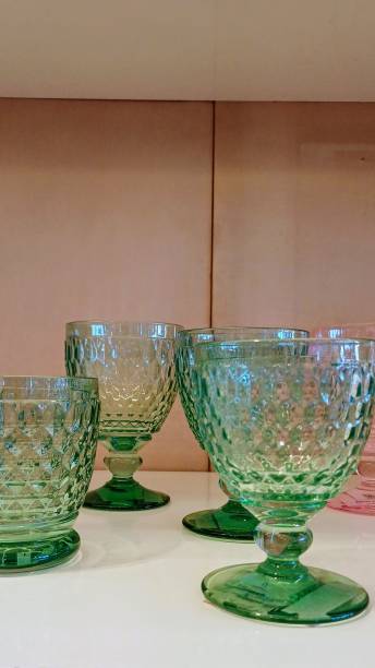 istock decorative green glass tumblers 2180572875