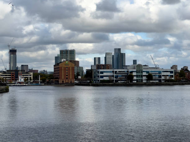 istock Downtown Manchester View From Salford Quays 2180591609