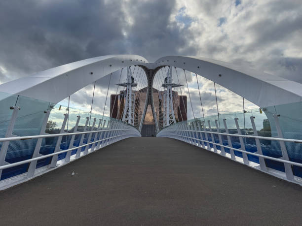 istock Salford Quays Lift Bridge 2180591615