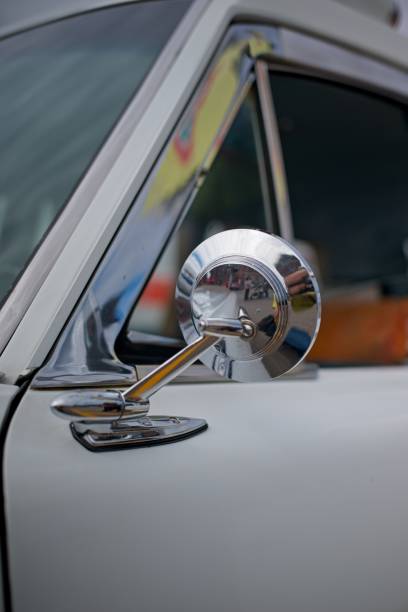 istock Close-up of Vintage Car Side Mirror 2180592579