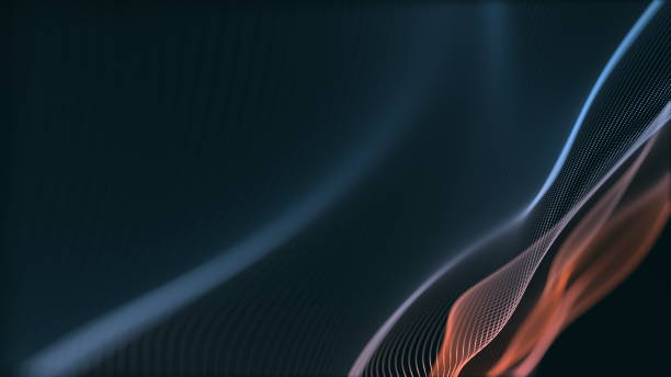 An engaging dynamic abstract background that brilliantly showcases fluid waves of vibrant colors and radiant light