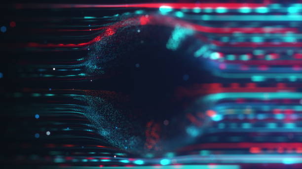 istock Abstract Background Seamless Loop An artistic representation of a Digital Wave Distortion Effect featuring Neon Colors 2180593011