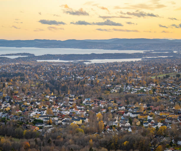 istock Residental district late autumn, Oslo Norway 2180598310