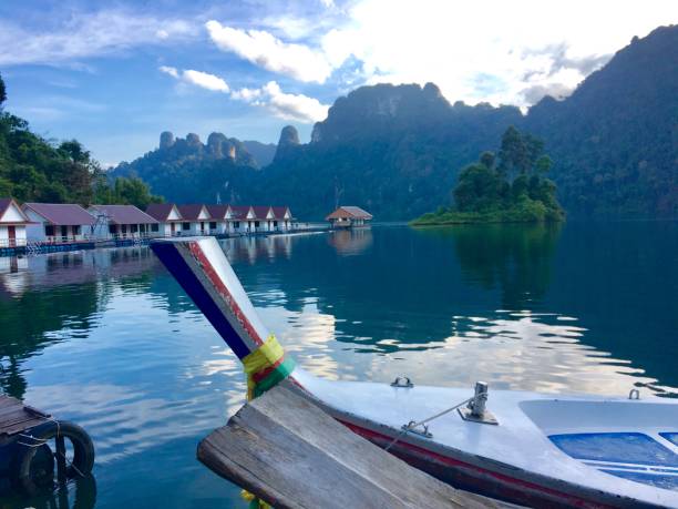 istock Khao Sok National Park Floating Bungalows 2180603601