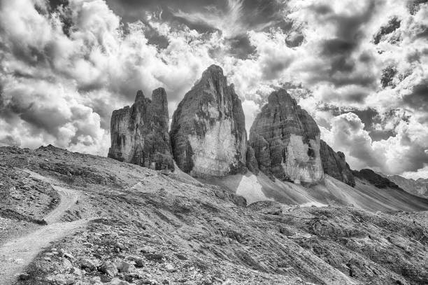 istock The iconic Tre Cime di Lavaredo mountains, Dolomites, Italy 2180604266