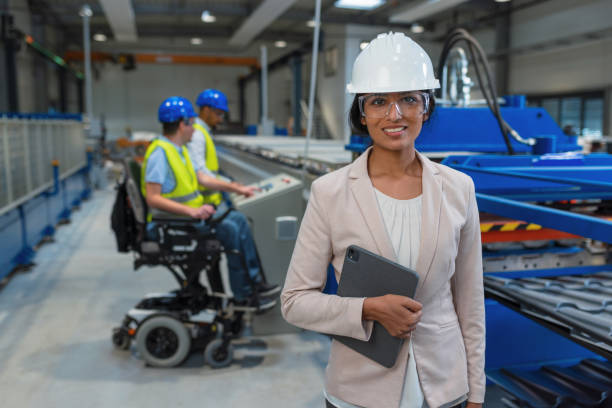 istock Diversity at work in a factory 2180608133
