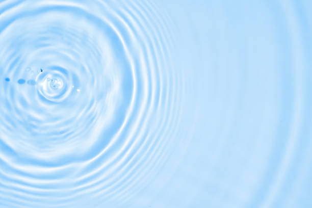 istock Abstract transparent water shadow surface texture natural ripple on blue background 2180615339
