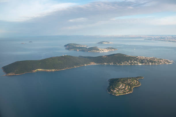 istock Drone view of Istanbul Prince Islands 2180627218