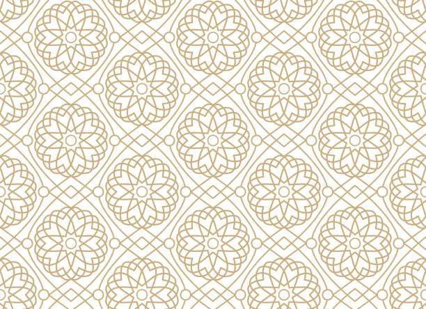 illustrations, cliparts, dessins animés et icônes de modèle arabe - motif indien