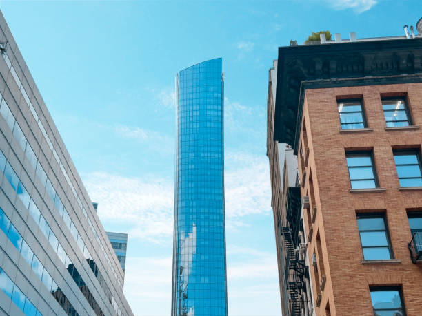 Old and new buildings