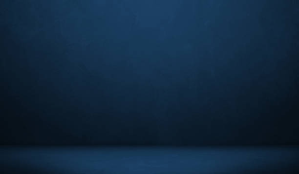 istock Abstract wall studio room blue background for displaying your products. 2180646785
