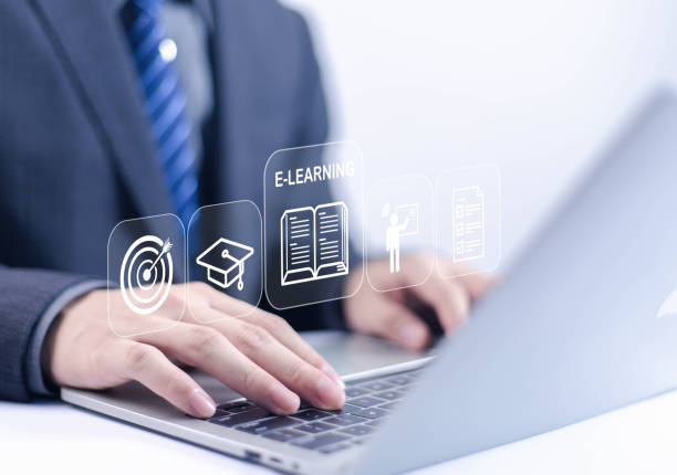 istock Online Education Concept Choose the correct answer. Online Digital Technology Concept Internet Education Learning Training Course Digital 2180658068