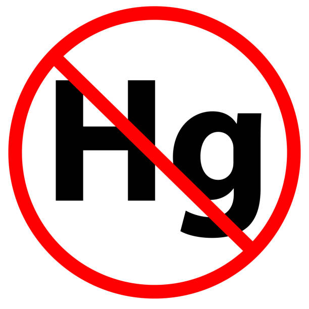 istock Mercury free icon. No Mercury sign. No Hg symbol. flat style. 2180658518