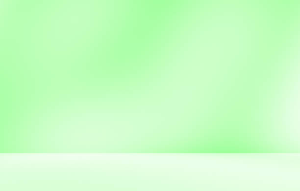 istock Empty green room studio with sunlight effect shadow of leaves. 2180661628
