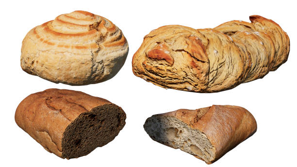 istock loaf of bread isolated, clipping path 2180674488