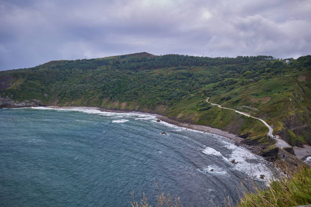 This is the spectacular view from Knights Point Lookout, looking out towards the rocks near Arnott Point, on the West Coast of New Zealand's South Island. Interestingly enough, Knights Point was named after the dog of one of the surveyors who, in the 1950s,  helped in the construction of the road that runs up the West Coast of the South Island.