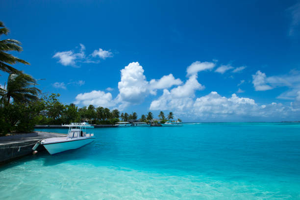 istock Blue sea and blue sky. Beach and sea. 2180676952
