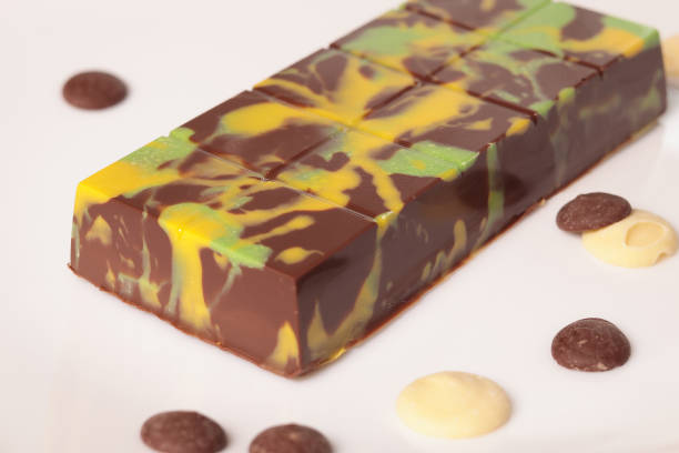 istock Dubai chocolate with pistachio paste and kataifi dough. 2180678370