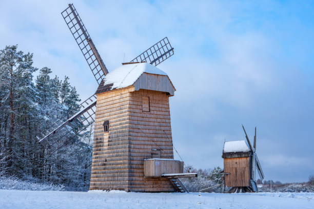 Winter at the Museum of Folk Architecture in Olsztynek