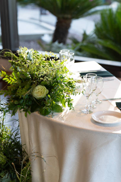 istock A Stunning and Elegant Floral Arrangement Perfectly Displayed on a Table for a Special Event 2180679783
