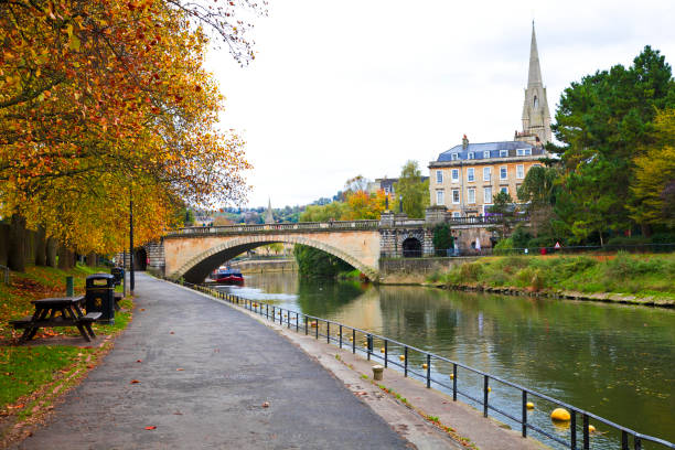 istock North parade bridge over Avon river in Bath, Somerset, England, UK. 2180681451