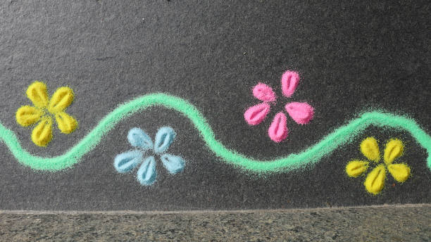 istock Beautiful rangoli designs made for indian festival. multicolor rangoli. 2180683041
