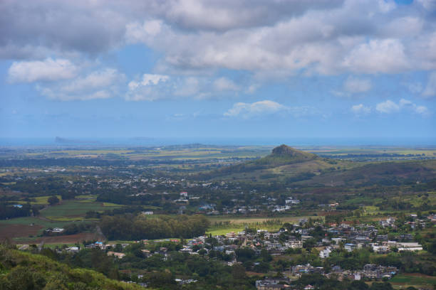 istock Malenga view point aerial view in Mauritius island, Africa 2180688043