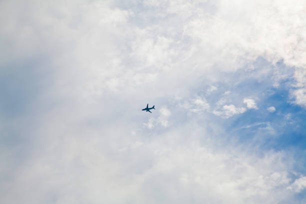 Flug über Wolken