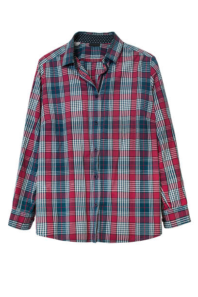 istock Tartan shirt isolated 2180698563